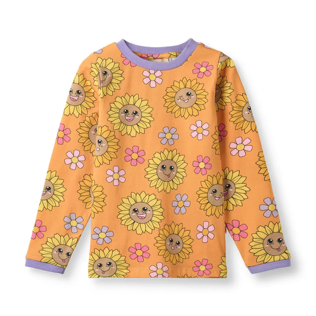 Sale Elstar With Sunflowers Långärmad T-shirt Tangerine Barn Tröjor & Toppar