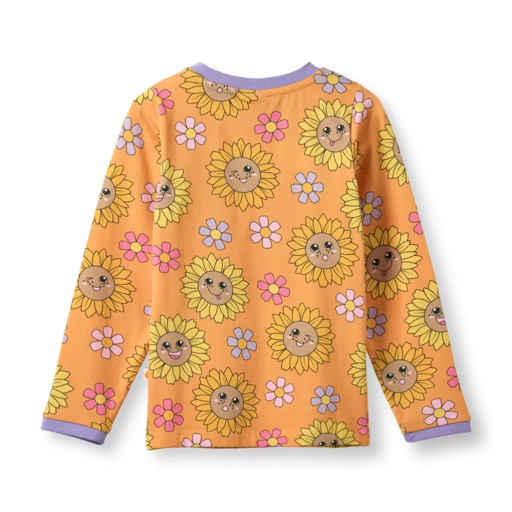Sale Elstar With Sunflowers Långärmad T-shirt Tangerine Barn Tröjor & Toppar