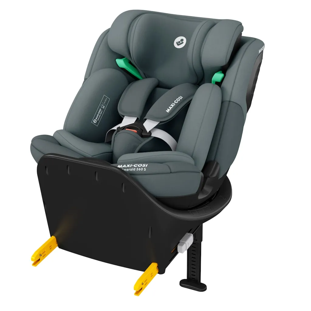 Sale Emerald 360 S Bilbarnstol 0-12Y / 0-36 Kg Tonal Graphite Barn Bilbarnstolar