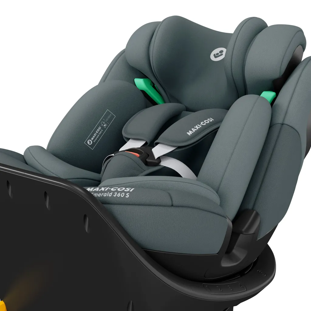 Sale Emerald 360 S Bilbarnstol 0-12Y / 0-36 Kg Tonal Graphite Barn Bilbarnstolar