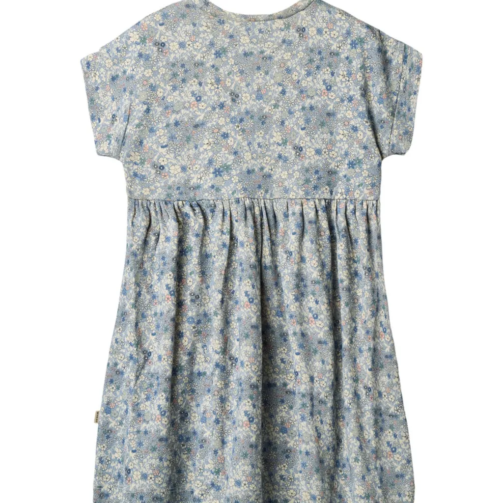 Sale Emilie Jerseyklänning Blue Summer Flowers Barn Klänningar & Kjolar