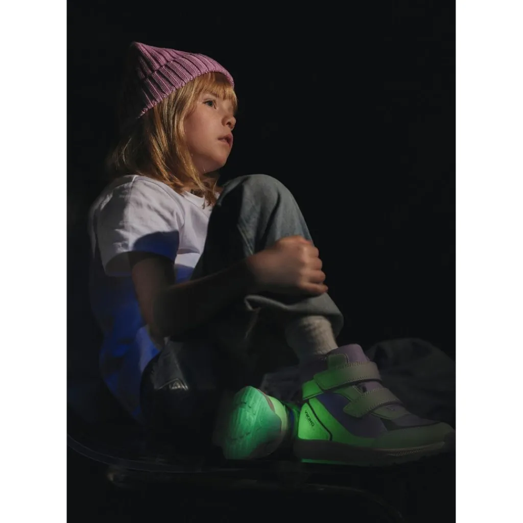 Sale Equip Glow Vattentäta Kängor Blå Barn Sneakers