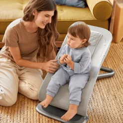 Best Evolve 3-in-1 Mesh Babysitter Light Grey Babysitter & Gungor