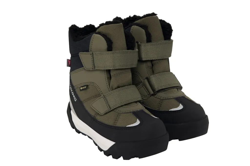 Outlet Expower Warm GTX 2V Vattentäta Vinterkängor Olive Barn Kängor, Stövlar & Vinterskor