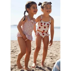 Sale Fiji Mönstrad Tankini Med Jordgubbar Gräddvit Barn Uv-Kläder & Badkläder