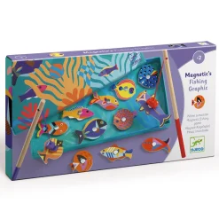 Discount Fishing Graphic Magnetiskt Fiskespel I Trä Spel & Pussel