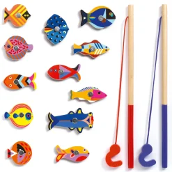 Discount Fishing Graphic Magnetiskt Fiskespel I Trä Spel & Pussel