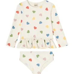 Florence UV-set Rainbow Hearts Barn Uv-Kläder & Badkläder
