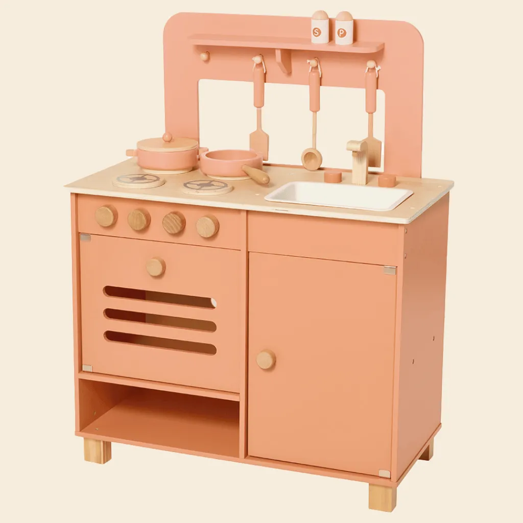 Clearance FSC 100% Leksakskök Light Terracotta Låtsaslek & Rollek