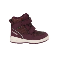 Online Fun Glitter Warm GTX 2V Vattentäta Skor Plum Barn Kängor, Stövlar & Vinterskor