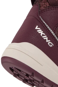 Online Fun Glitter Warm GTX 2V Vattentäta Skor Plum Barn Kängor, Stövlar & Vinterskor