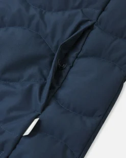 Hot Furu Lättvikts Vattentät Dunväst Navy Jackor & Kappor