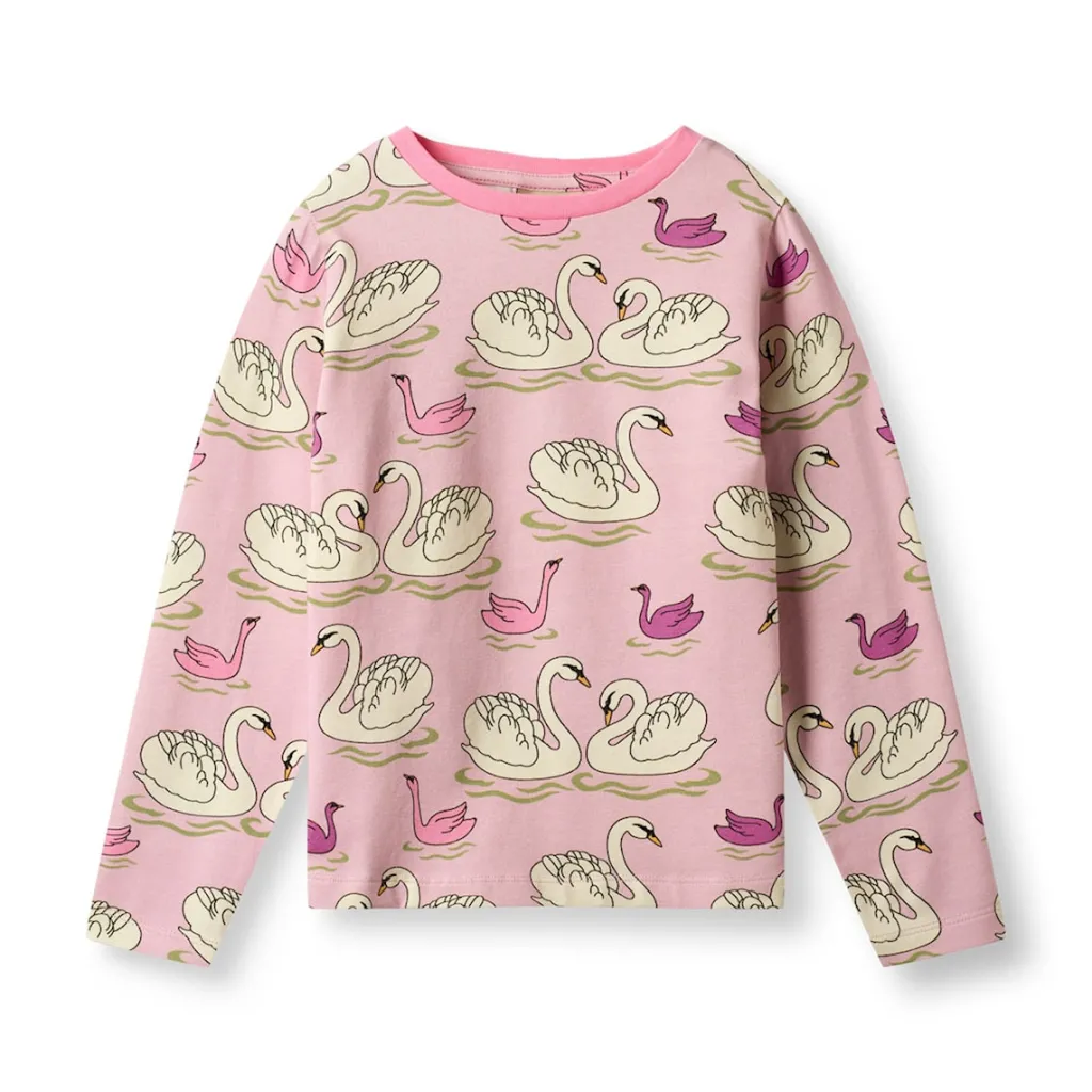 Best Gala Långärmad Topp Blush Cream Barn Tröjor & Toppar