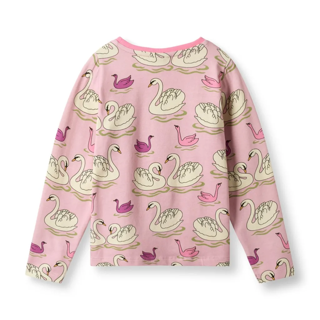 Best Gala Långärmad Topp Blush Cream Barn Tröjor & Toppar
