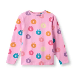 Gala With Apples Långärmad T-shirt Pink Lilac Barn Tröjor & Toppar