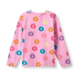Gala With Apples Långärmad T-shirt Pink Lilac Barn Tröjor & Toppar