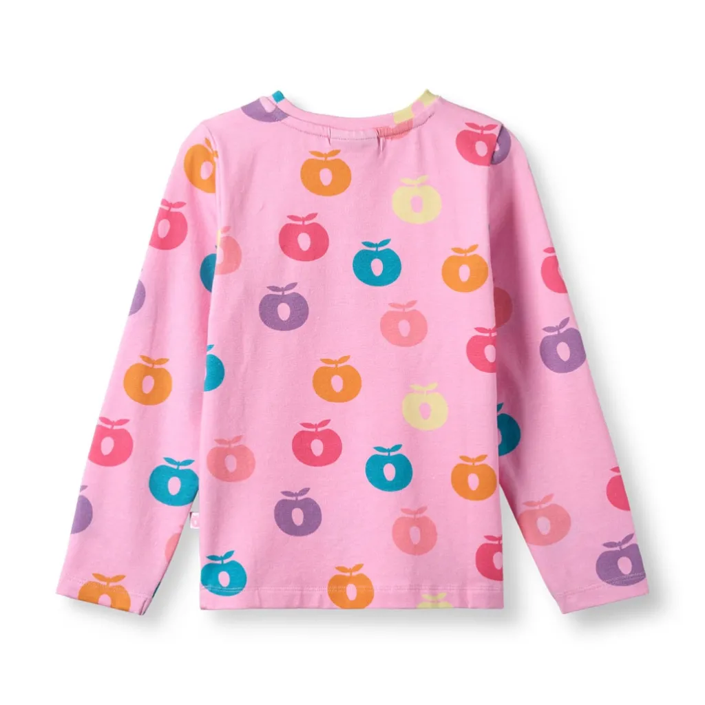 Gala With Apples Långärmad T-shirt Pink Lilac Barn Tröjor & Toppar