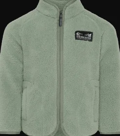 Online Gibbs Kids 2 Jumper Med Halv Dragkedja Light Moss Jackor & Kappor