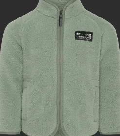 Online Gibbs Kids 2 Jumper Med Halv Dragkedja Light Moss Jackor & Kappor