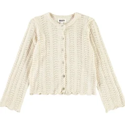 Hot Gigi Knitted Cardigan Sand Melange Barn Tröjor & Toppar