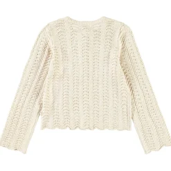 Hot Gigi Knitted Cardigan Sand Melange Barn Tröjor & Toppar