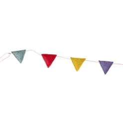 Discount Girlang I Rafiabast Med Flaggor Flerfärgad Barn Barnrumsaccessoarer