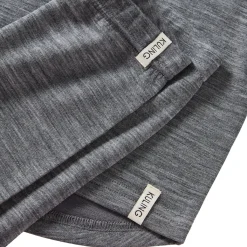 Outlet Gisborn Baselayer-set I Ull Och Bambu Dark Grey Melange Barn Underställ