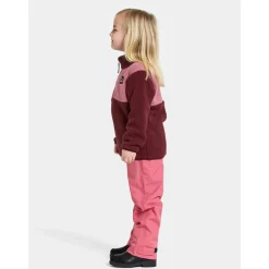 Hot Gosig Kids Jumper Med Halv Dragkedja Anemon Red Barn Tröjor & Toppar