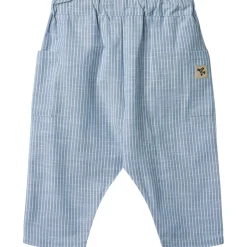 Outlet GOTS Arne Byxor Blue Stripe Barn Byxor & Shorts