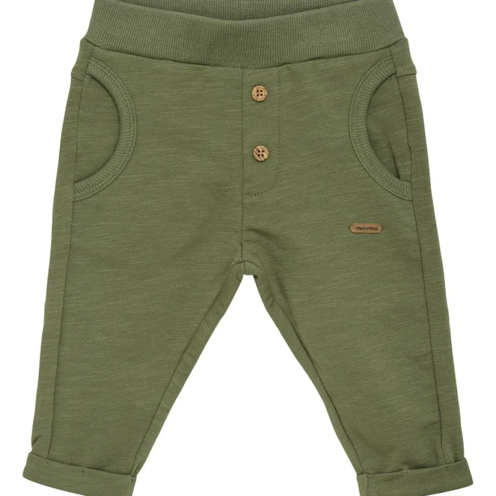 Hot GOTS Baby-mjukisbyxor Olivgrön Barn Byxor & Shorts