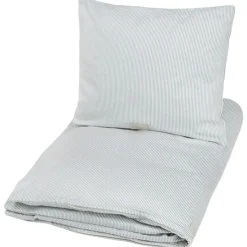 GOTS Bäddset Classic Stripes Blue Bäddtextilier