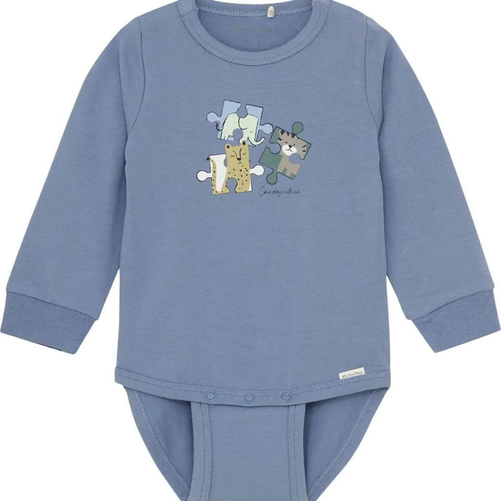 GOTS Bebis Body Flint Stone Barn Bodys & Bodysuits