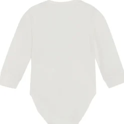 GOTS Bebis Body Marshmallow White Barn Bodys & Bodysuits