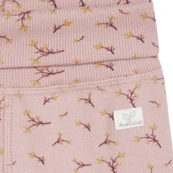 Clearance GOTS Guste Mönstrade Mjukisbyxor Dusty Rose Barn Byxor & Shorts