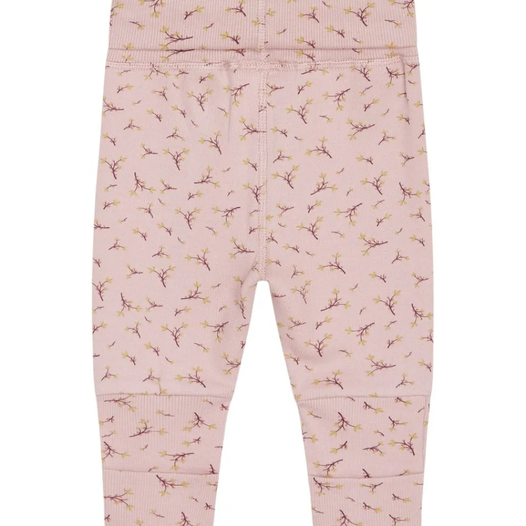 Clearance GOTS Guste Mönstrade Mjukisbyxor Dusty Rose Barn Byxor & Shorts