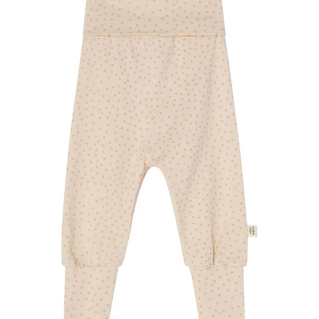 Clearance GOTS Hanna Babybyxa Beige Dots Barn Byxor & Shorts