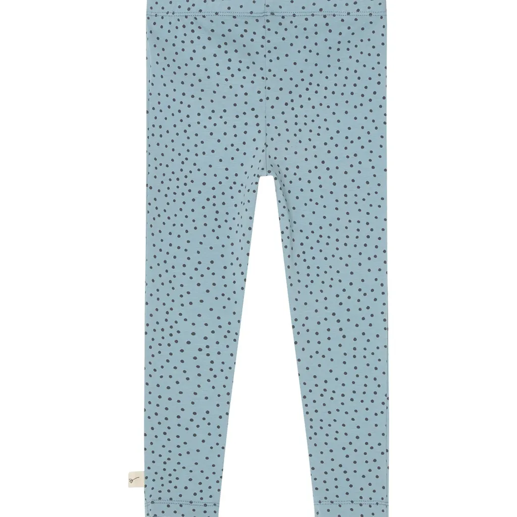 Online GOTS Kalle Leggings Blue Dots Barn Byxor & Shorts