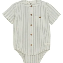 Best GOTS Kortärmad Skjorta Body Eggnog Barn Bodys & Bodysuits