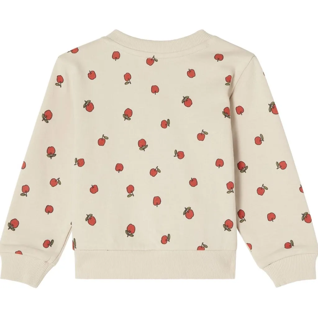 Online GOTS Martin Mönstrat Mjukisset Med Äpplen Gräddvit Barn Outfits & Gåvoset