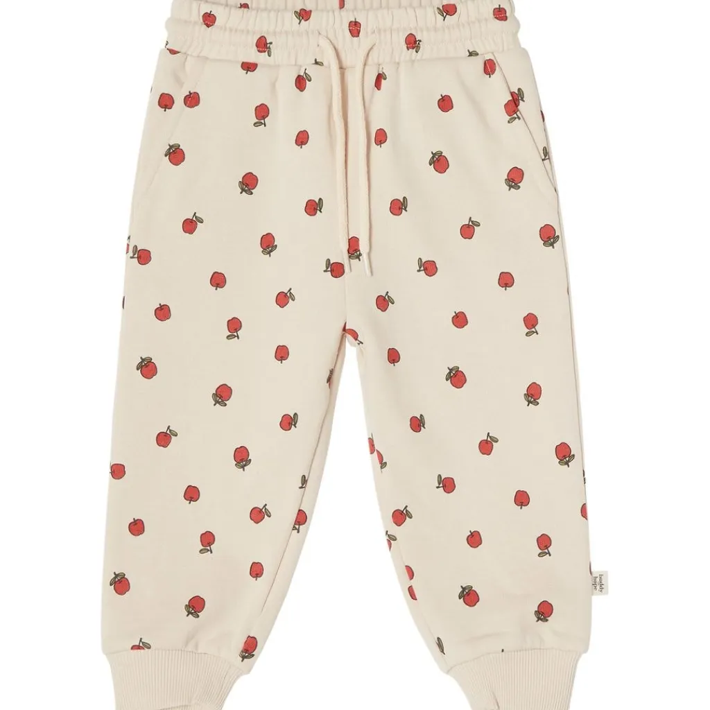 Online GOTS Martin Mönstrat Mjukisset Med Äpplen Gräddvit Barn Outfits & Gåvoset