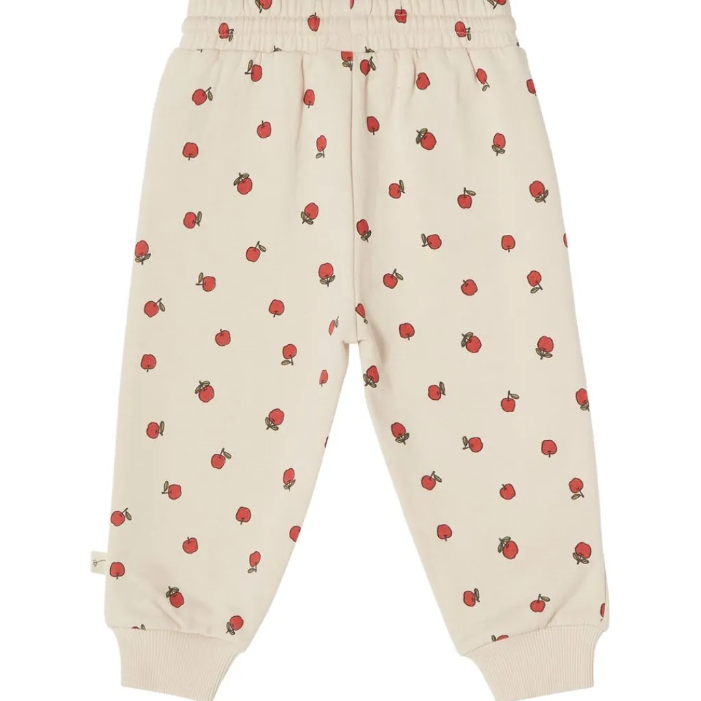 Online GOTS Martin Mönstrat Mjukisset Med Äpplen Gräddvit Barn Outfits & Gåvoset