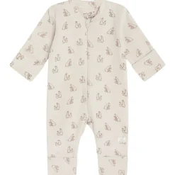 Sale GOTS Mich Mönstrad Bodysuit Oat milk Barn Bodys & Bodysuits