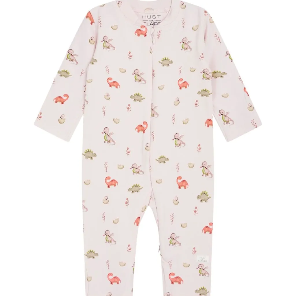 New GOTS Mich Mönstrad Bodysuit Skin Chalk Barn Bodys & Bodysuits
