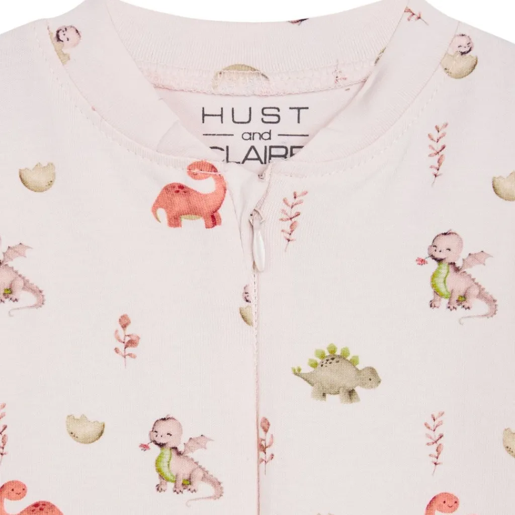 New GOTS Mich Mönstrad Bodysuit Skin Chalk Barn Bodys & Bodysuits