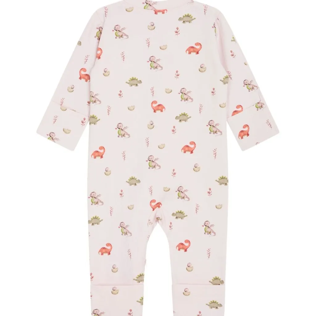 New GOTS Mich Mönstrad Bodysuit Skin Chalk Barn Bodys & Bodysuits