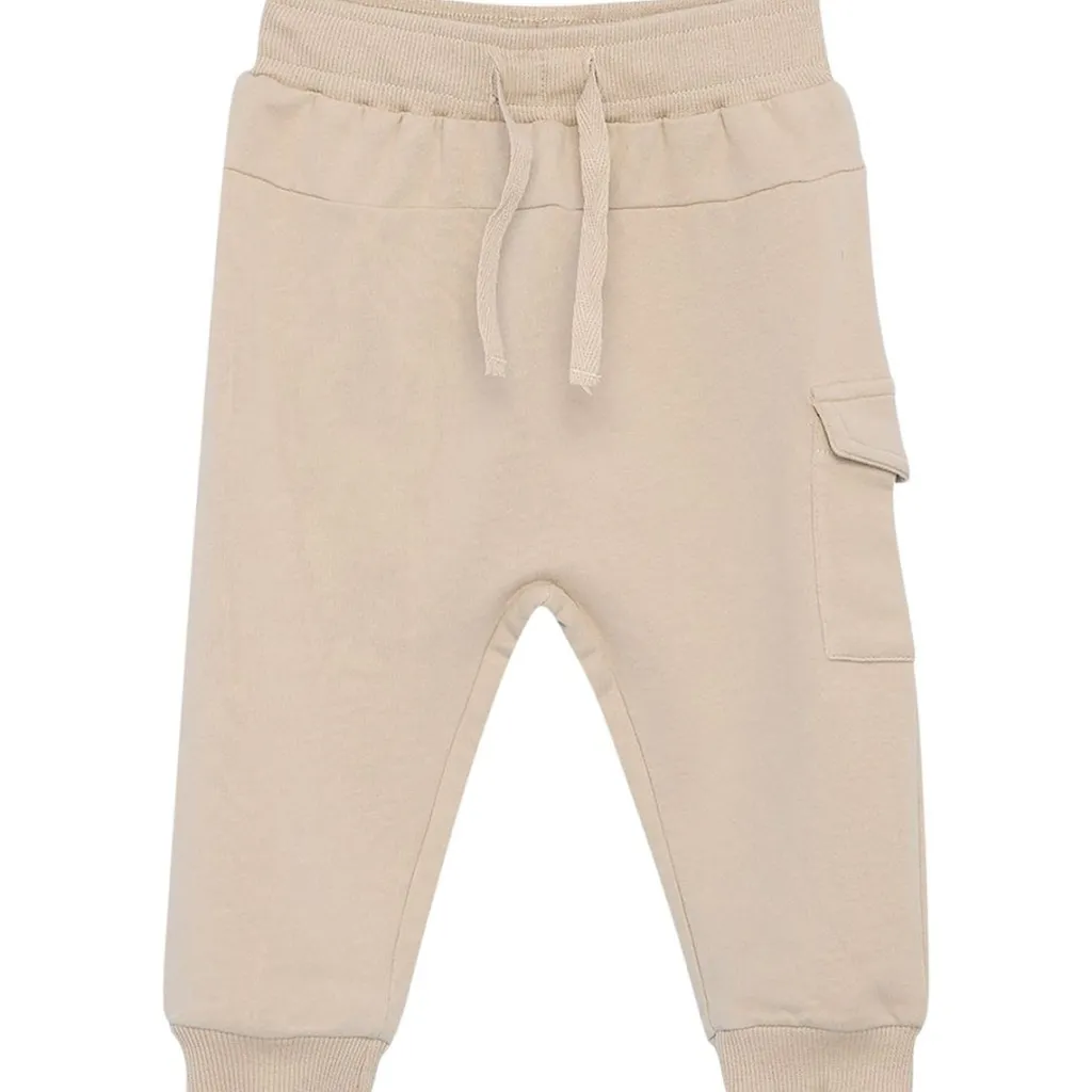 Outlet GOTS Mjukisbyxor Cement Barn Byxor & Shorts