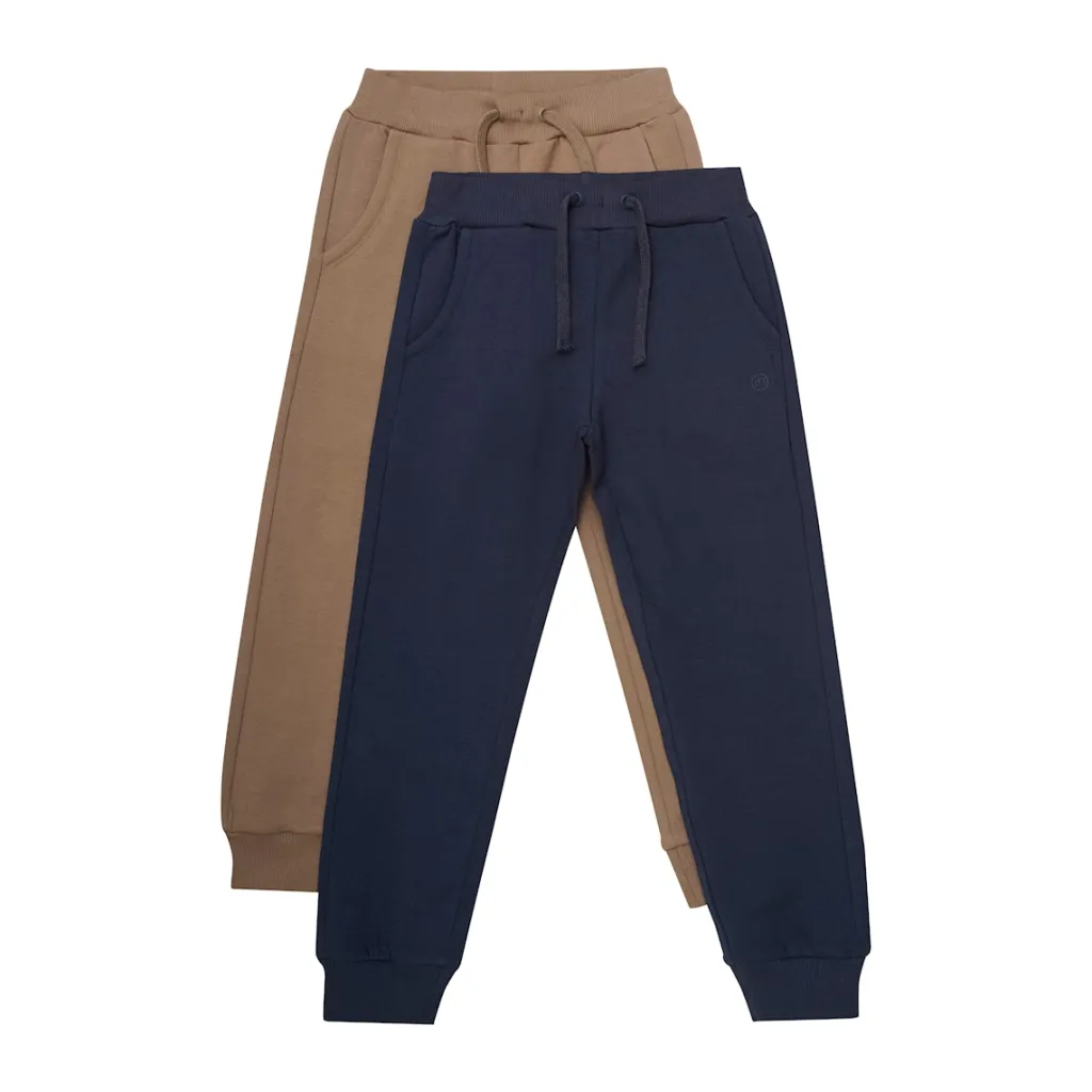Discount GOTS Mjukisbyxor 2-pack Parisian Night Barn Byxor & Shorts