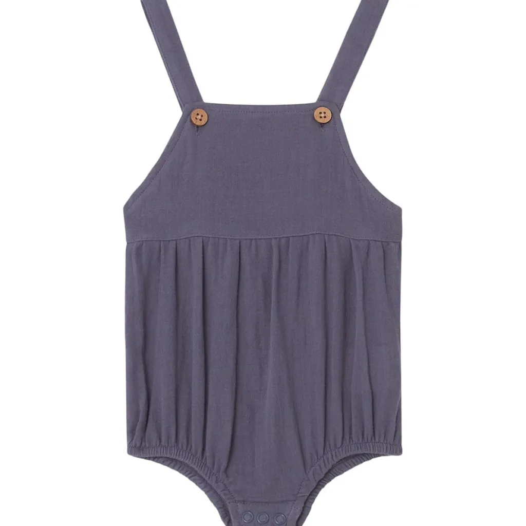 Clearance GOTS Måns Romper Blueberry Barn Bodys & Bodysuits