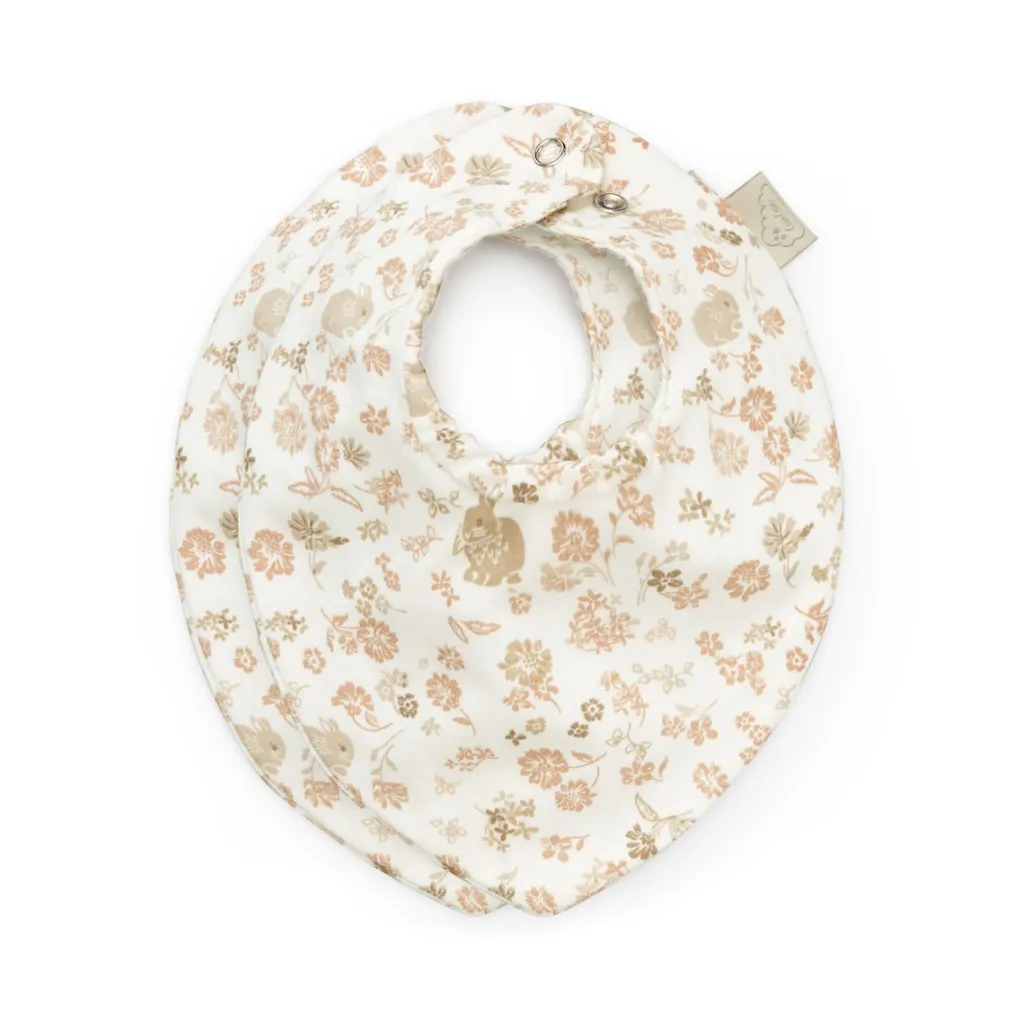 Hot GOTS 2-pack Bandana Haklapp Augusta Nappflaskor & Hakklappar