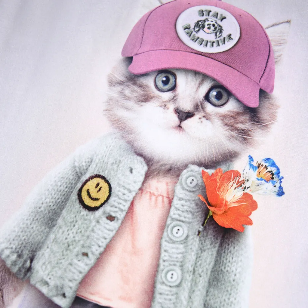 Sale GOTS Ragnhilde T-shirt Kitty Miauu Barn Tröjor & Toppar